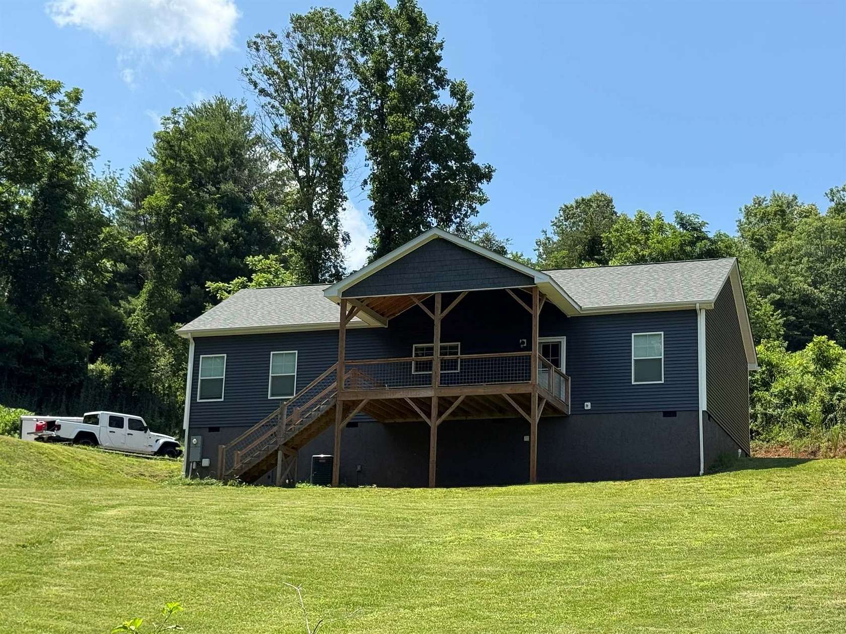 1.75 Acres of Land with Home for Sale in Leicester, North Carolina