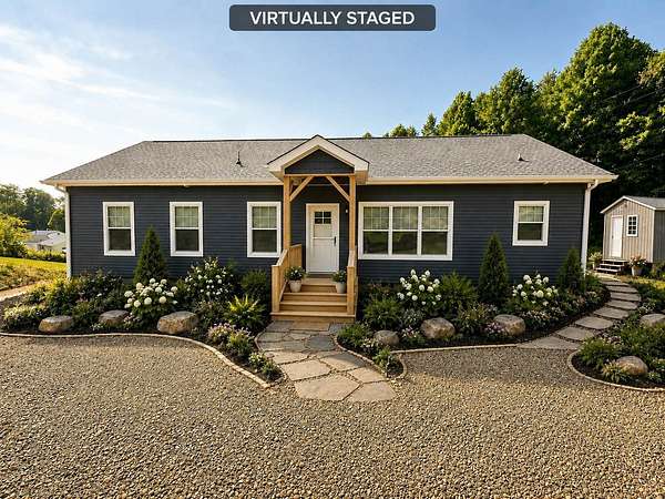 1.75 Acres of Land with Home for Sale in Leicester, North Carolina
