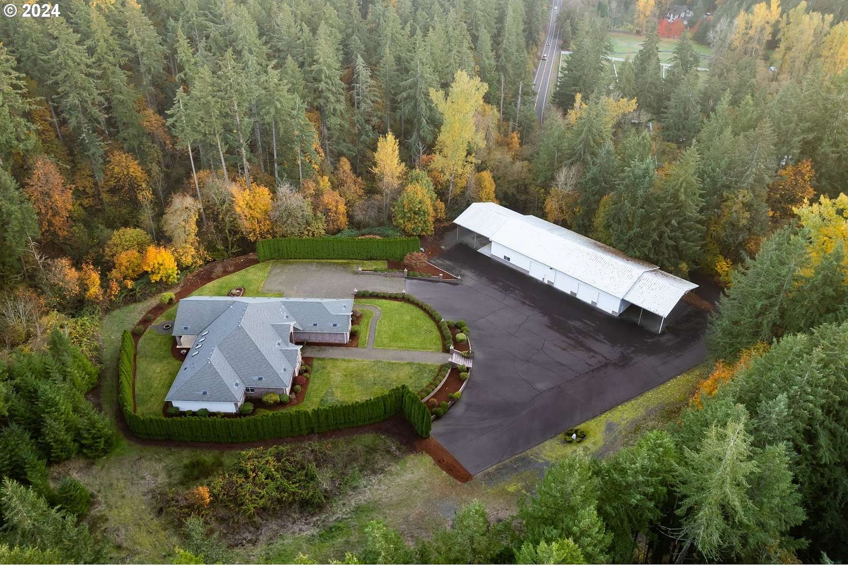 27.3 Acres of Recreational Land with Home for Sale in Salem, Oregon