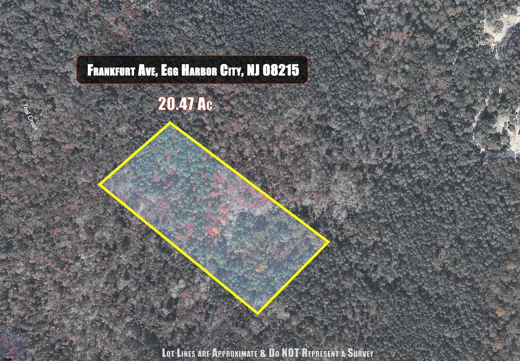 20.5 Acres of Recreational Land for Sale in Egg Harbor City, New Jersey