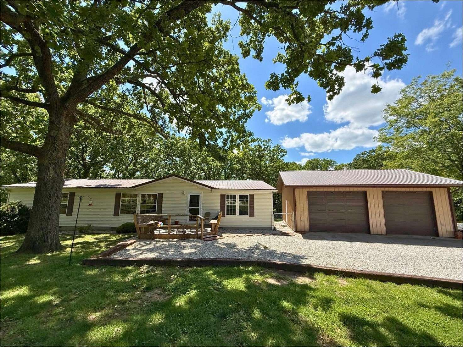 20 Acres of Recreational Land with Home for Sale in Aldrich, Missouri