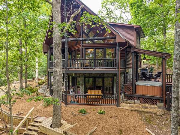 2.47 Acres of Land with Home for Sale in Mineral Bluff, Georgia