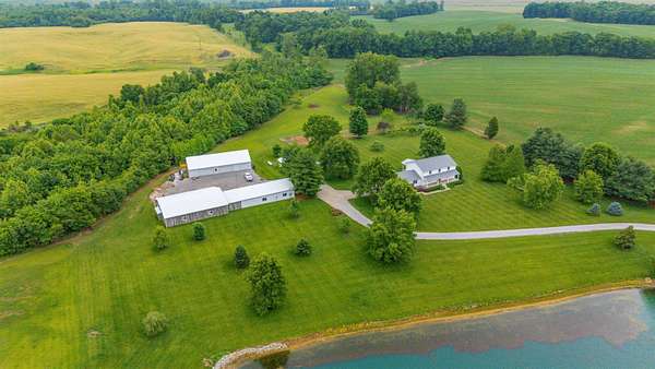 14.8 Acres of Land with Home for Sale in Corydon, Kentucky