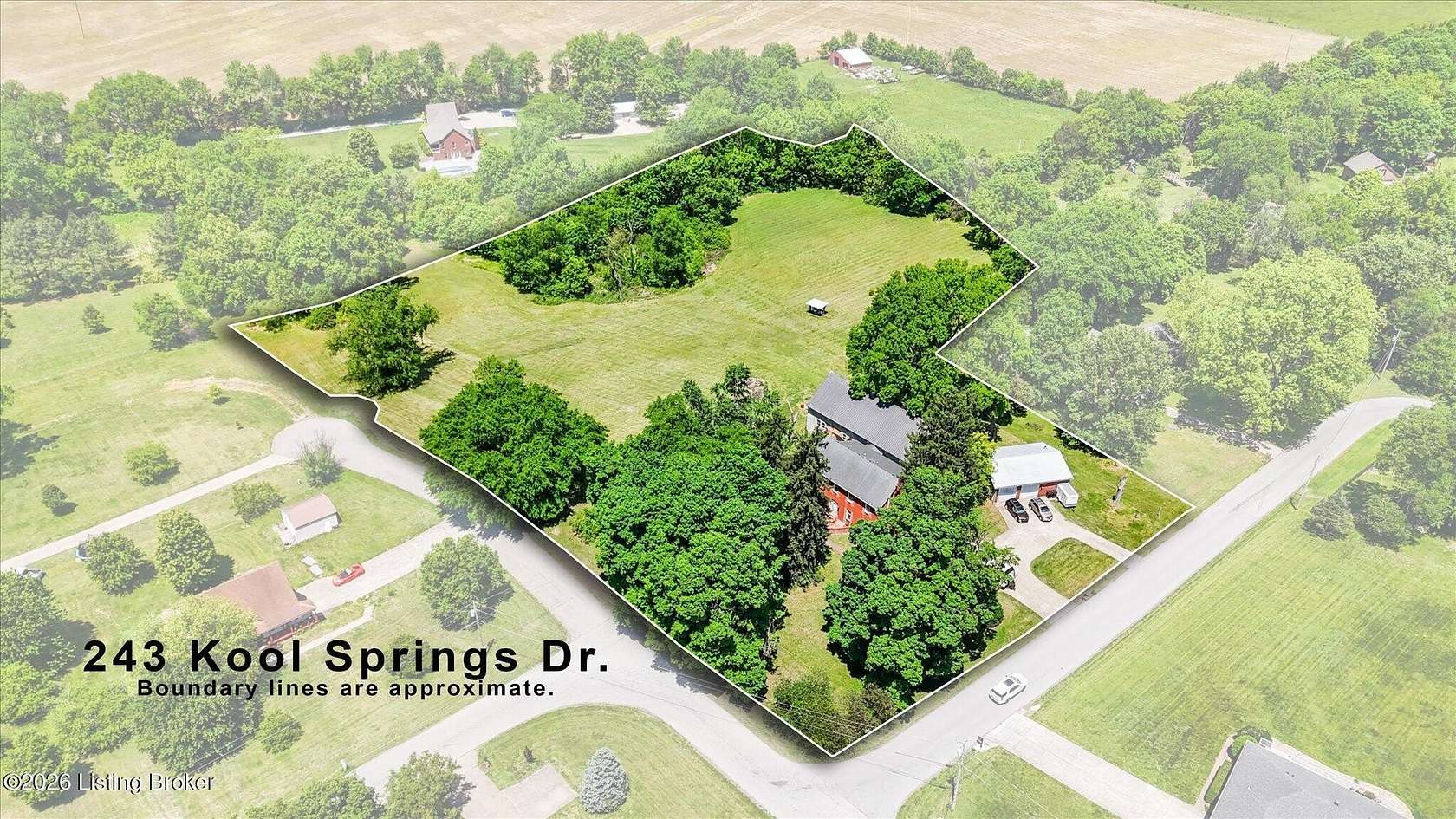 6 Acres of Land with Home for Sale in Shepherdsville, Kentucky