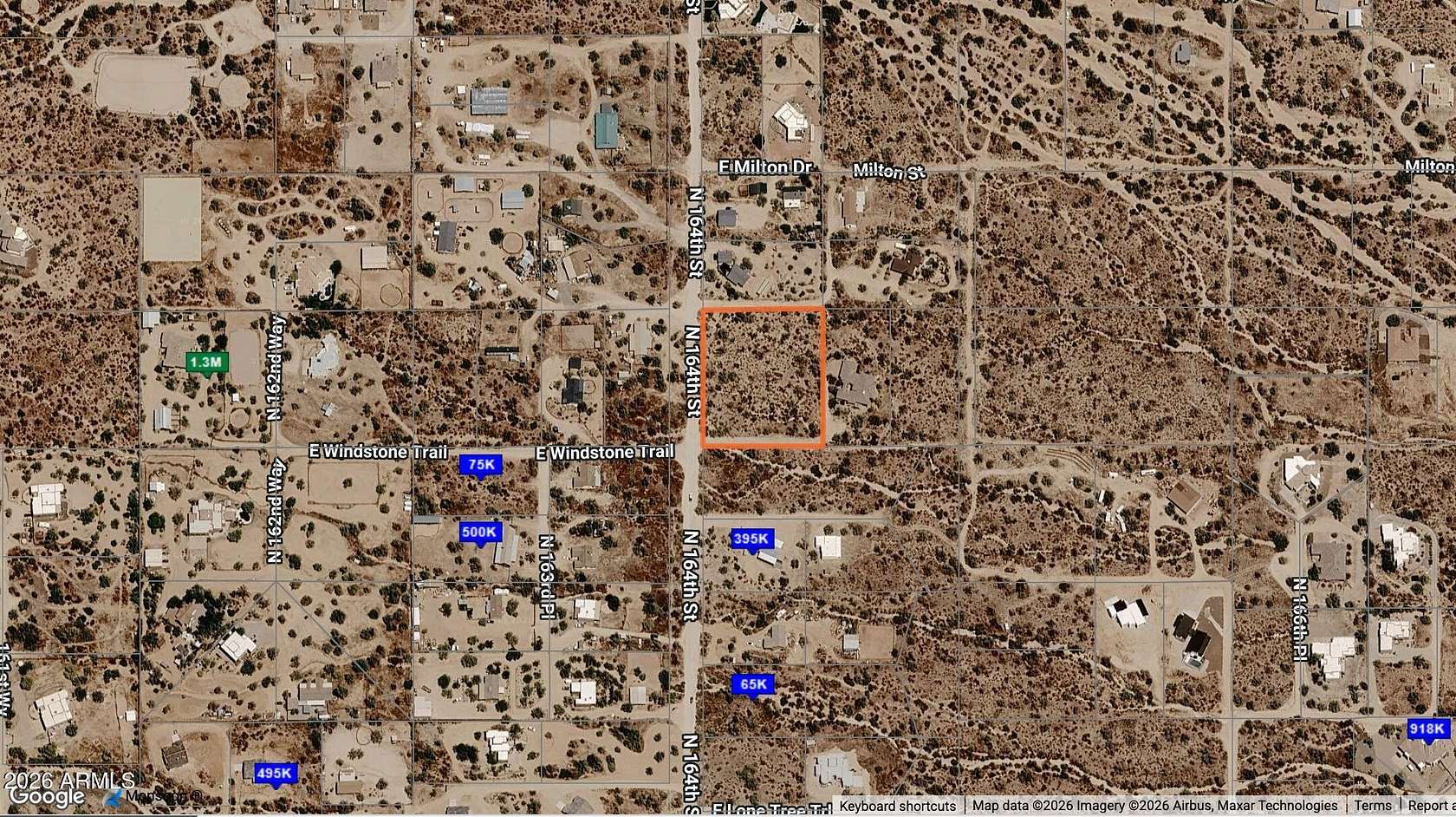 2.2 Acres of Residential Land for Sale in Scottsdale, Arizona