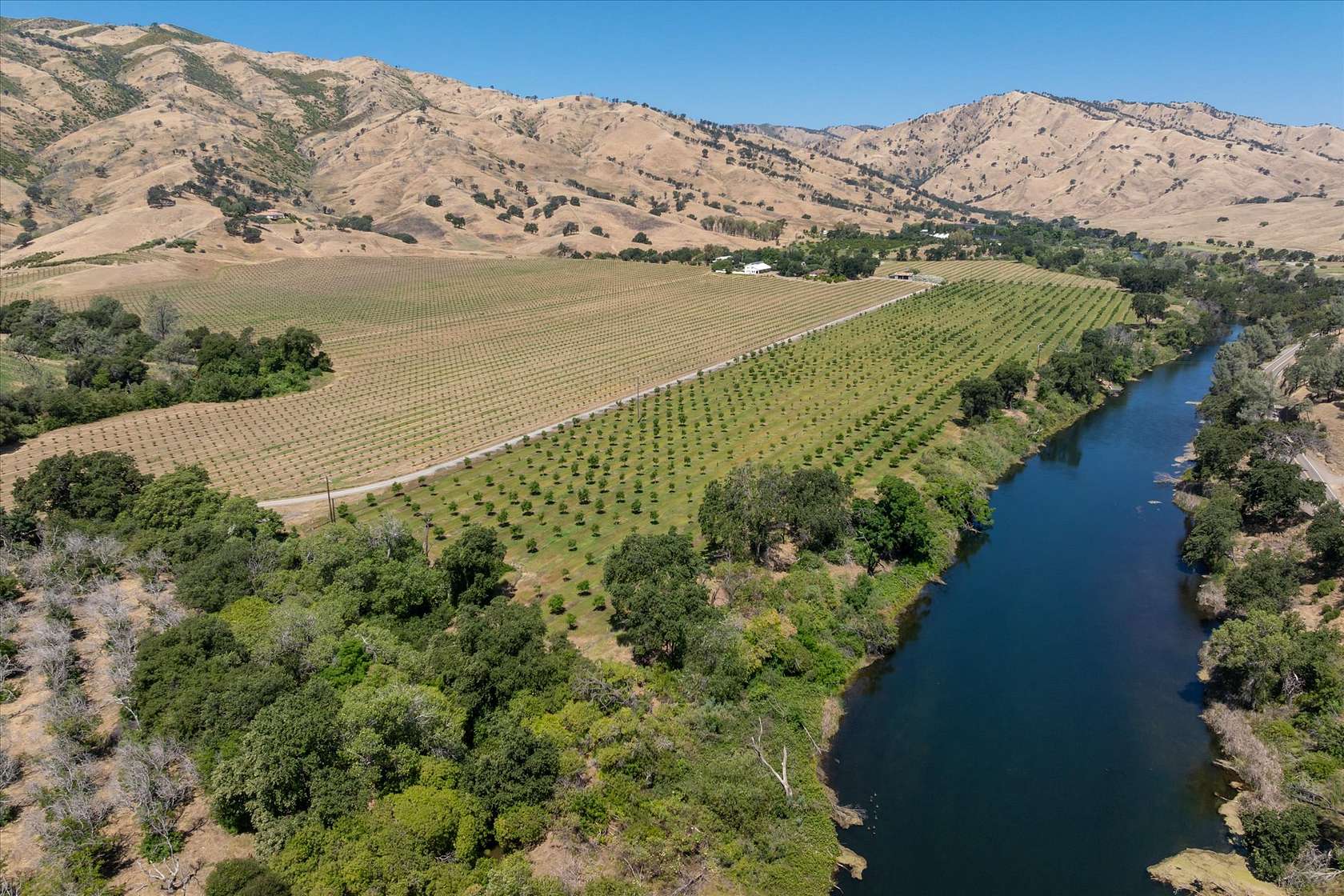 129 Acres of Land with Home for Sale in Winters, California