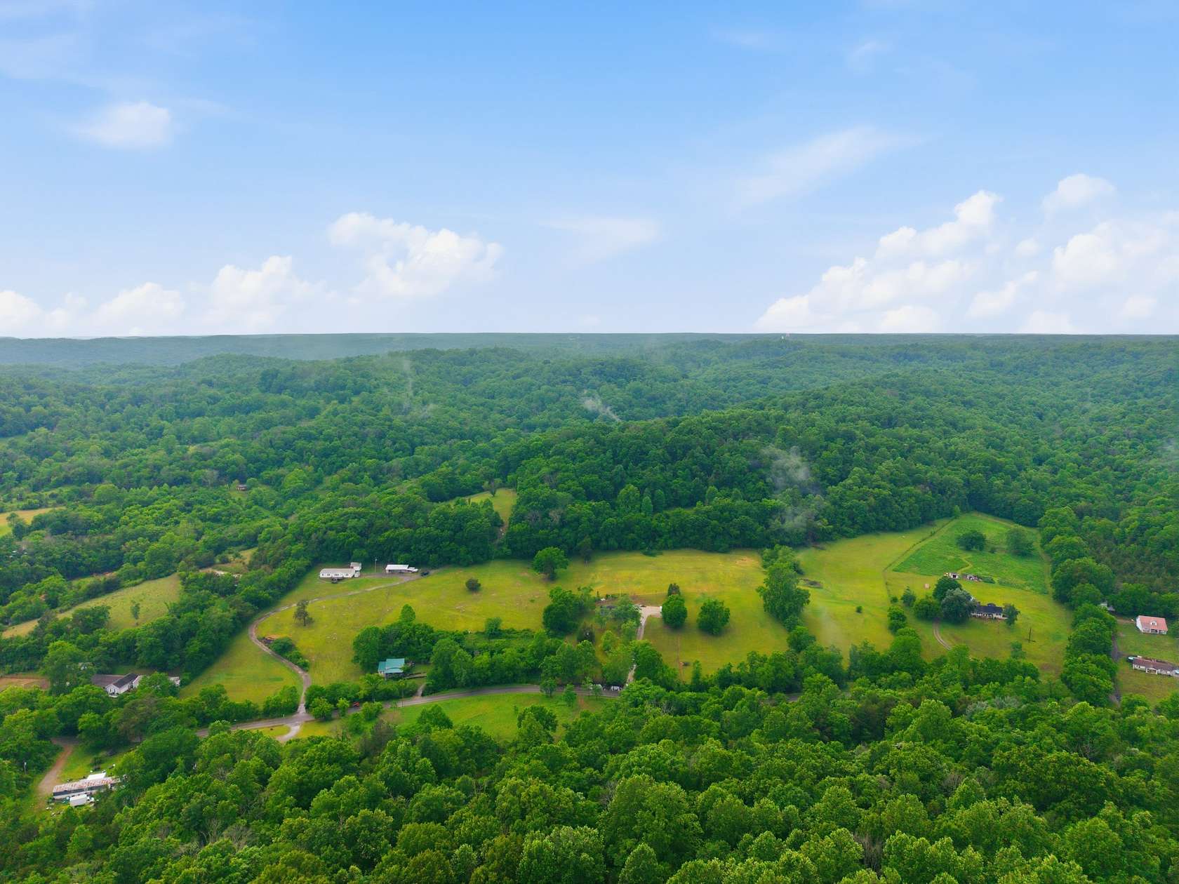 50.5 Acres of Recreational Land with Home for Sale in Bethpage, Tennessee