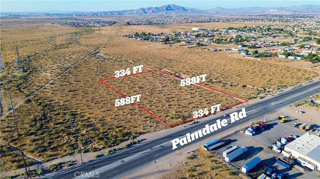 4.52 Acres of Commercial Land for Sale in Victorville, California