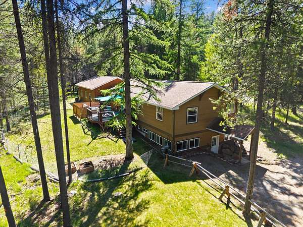 5 Acres of Land with Home for Sale in Whitefish, Montana