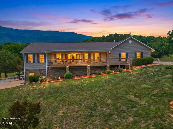 2.5 Acres of Land with Home for Sale in Cosby, Tennessee
