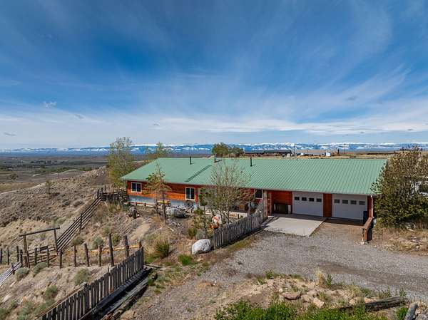 4.82 Acres of Land with Home for Sale in Riverton, Wyoming