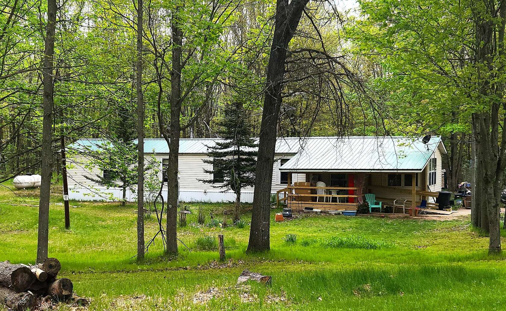 3 Acres of Land with Home for Sale in Lake, Michigan
