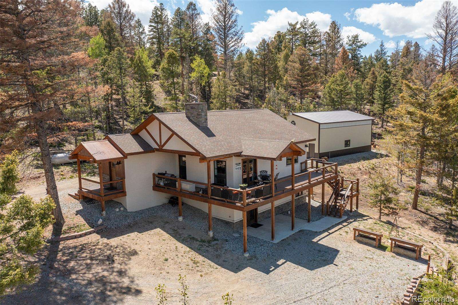 4.34 Acres of Land with Home for Sale in Hartsel, Colorado