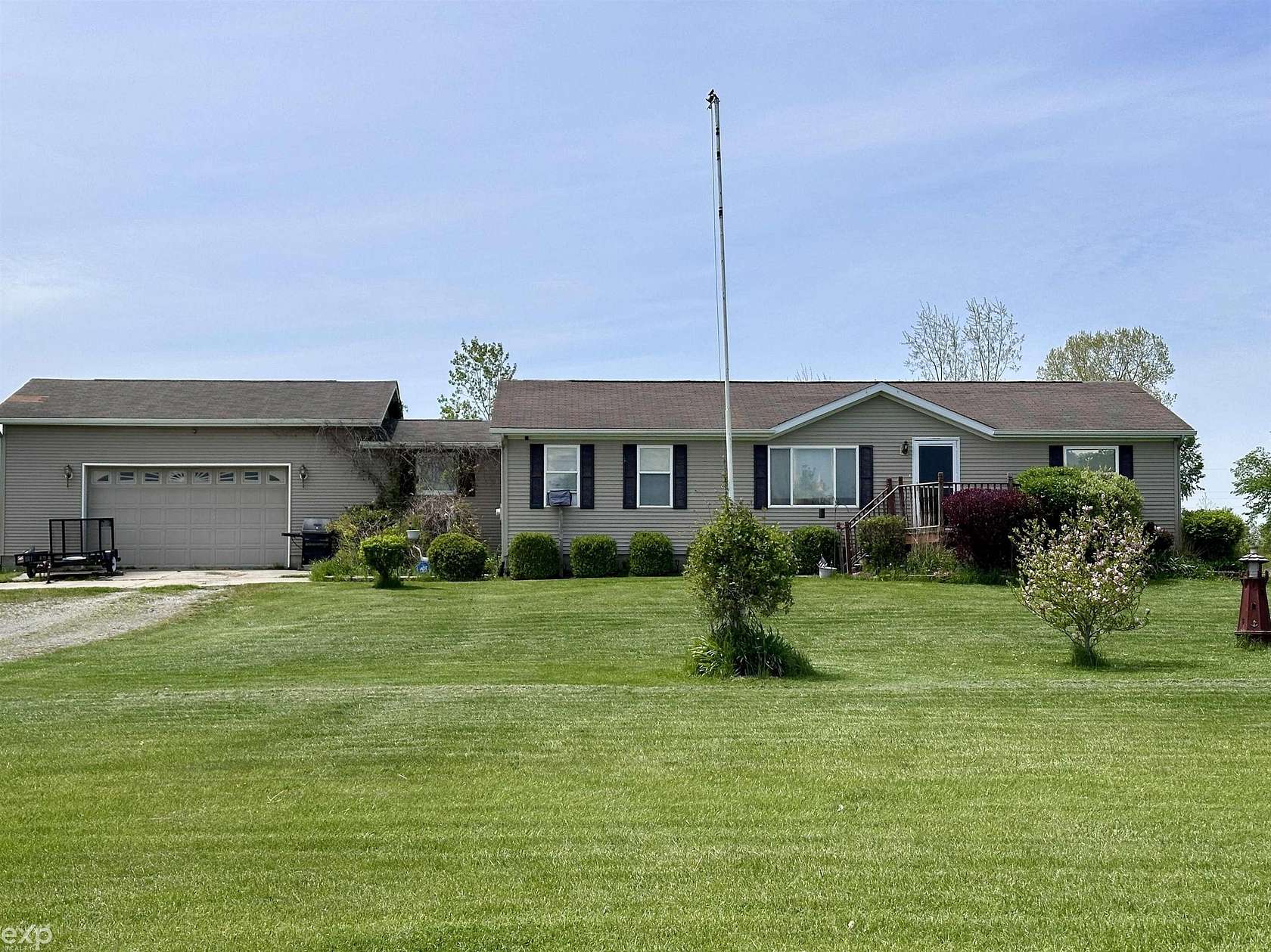 7.33 Acres of Land with Home for Sale in Jeddo, Michigan