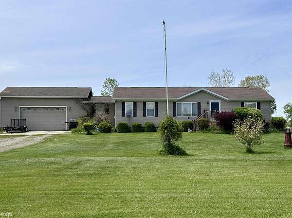 7.33 Acres of Land with Home for Sale in Jeddo, Michigan