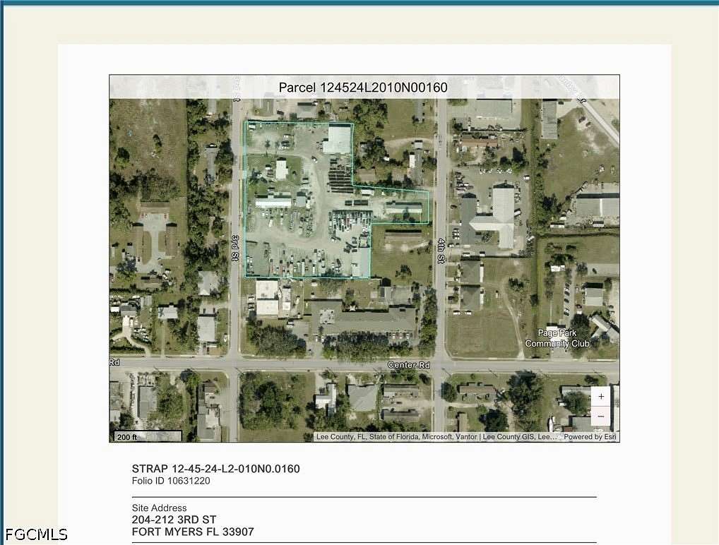 3.86 Acres of Commercial Land for Sale in Fort Myers, Florida