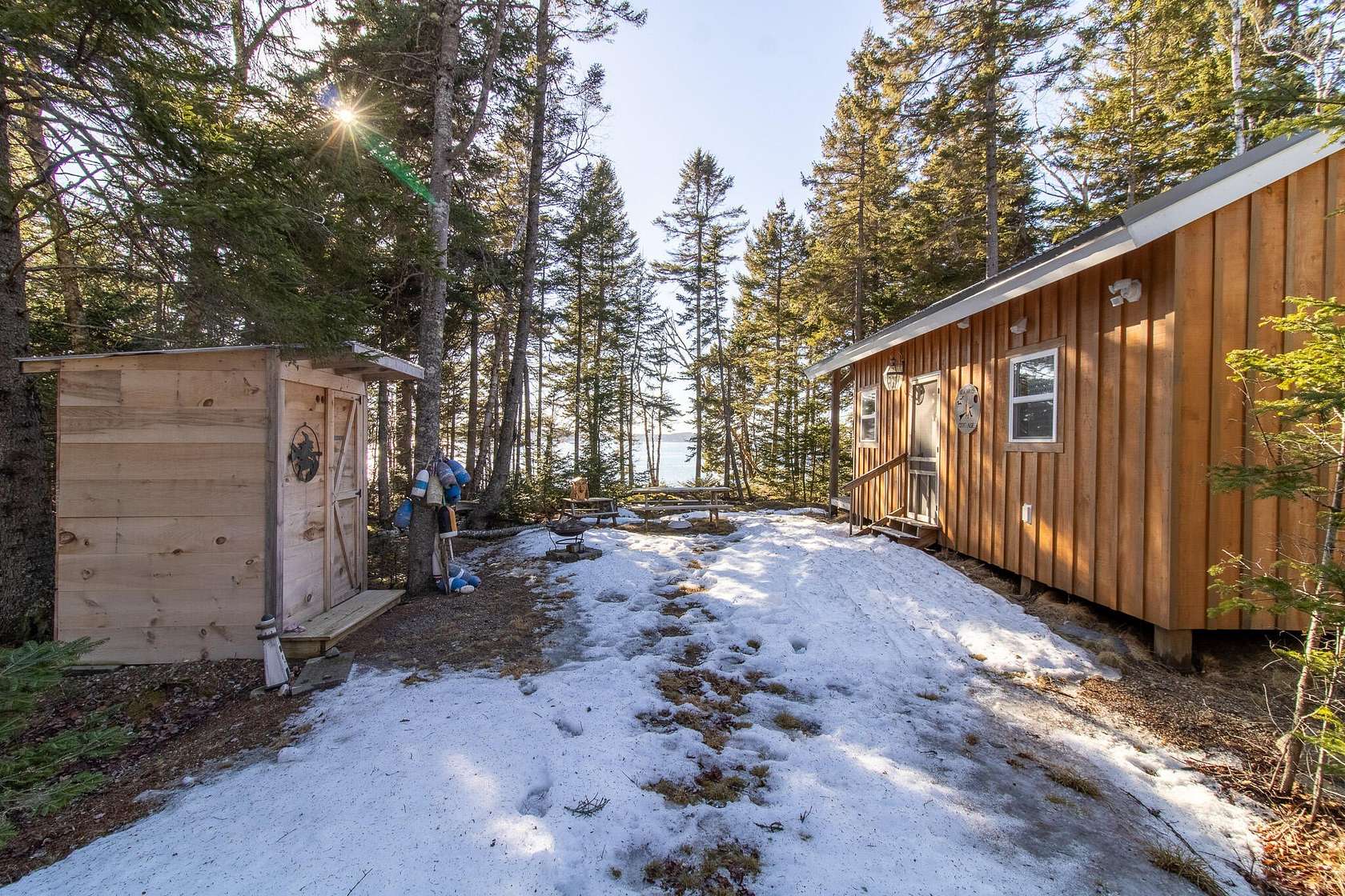 0.61 Acres of Land with Home for Sale in Harrington, Maine