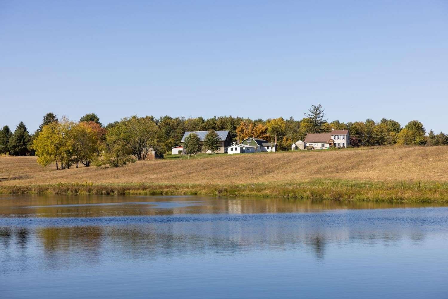 38 Acres of Land with Home for Sale in Sunman, Indiana