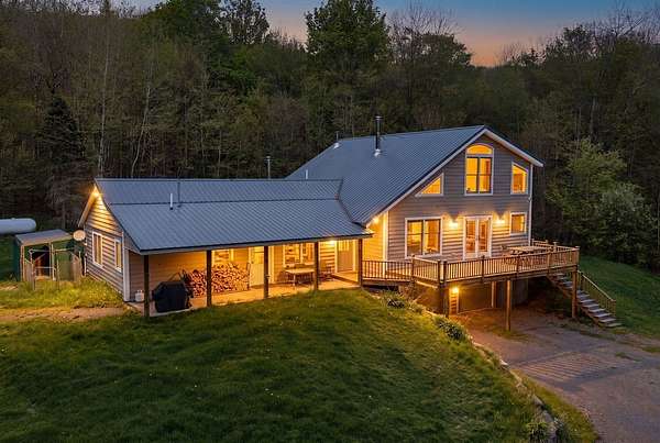 120 Acres of Recreational Land with Home for Sale in Bovina Center, New York