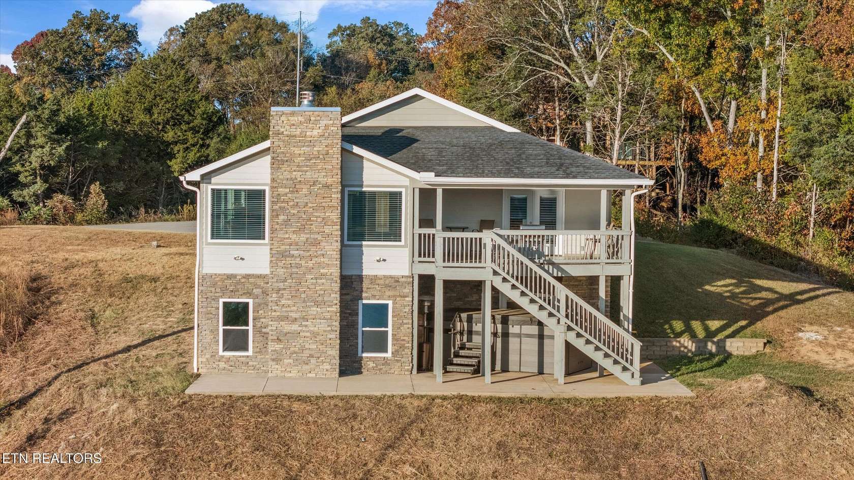 4.39 Acres of Land with Home for Sale in Dandridge, Tennessee