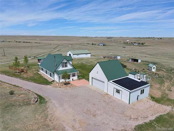 35 Acres of Agricultural Land with Home for Sale in Elizabeth, Colorado