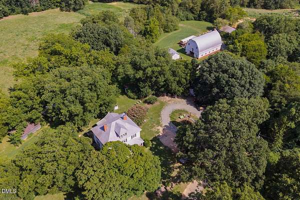 56.8 Acres of Land with Home for Sale in Snow Camp, North Carolina