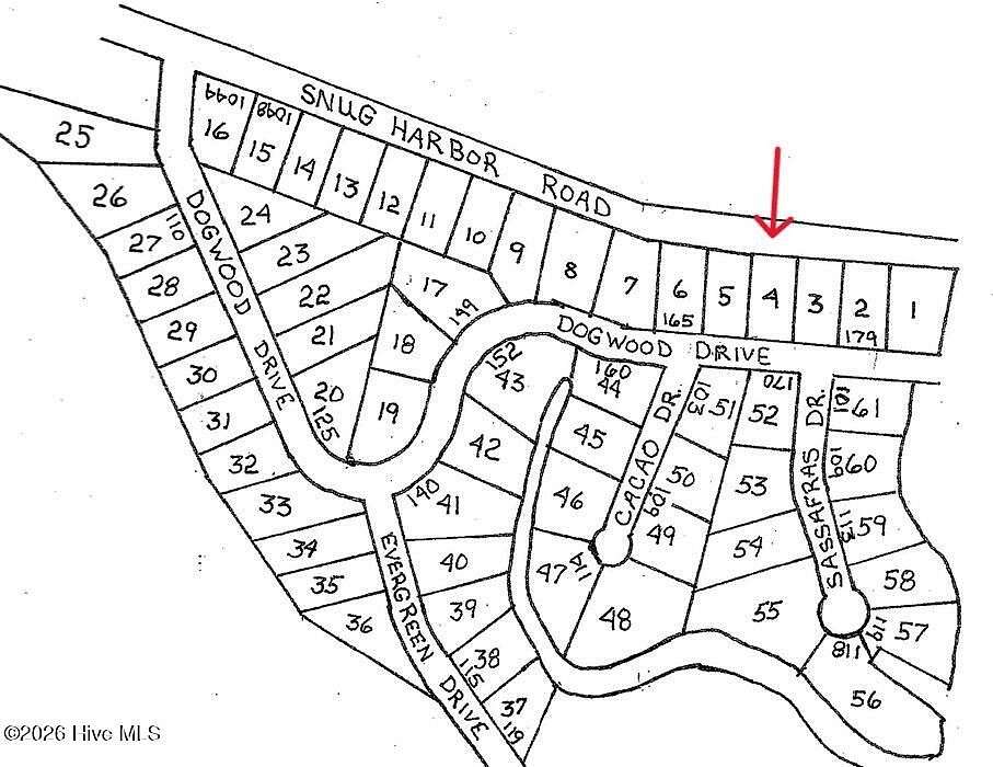 0.29 Acres of Residential Land for Sale in Hertford, North Carolina