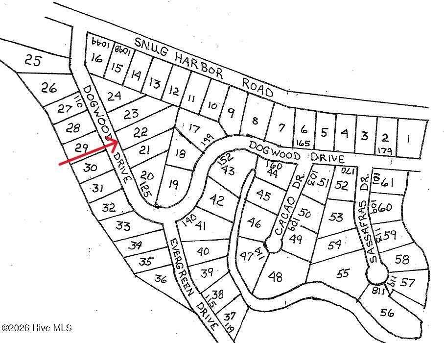 0.48 Acres of Residential Land for Sale in Hertford, North Carolina