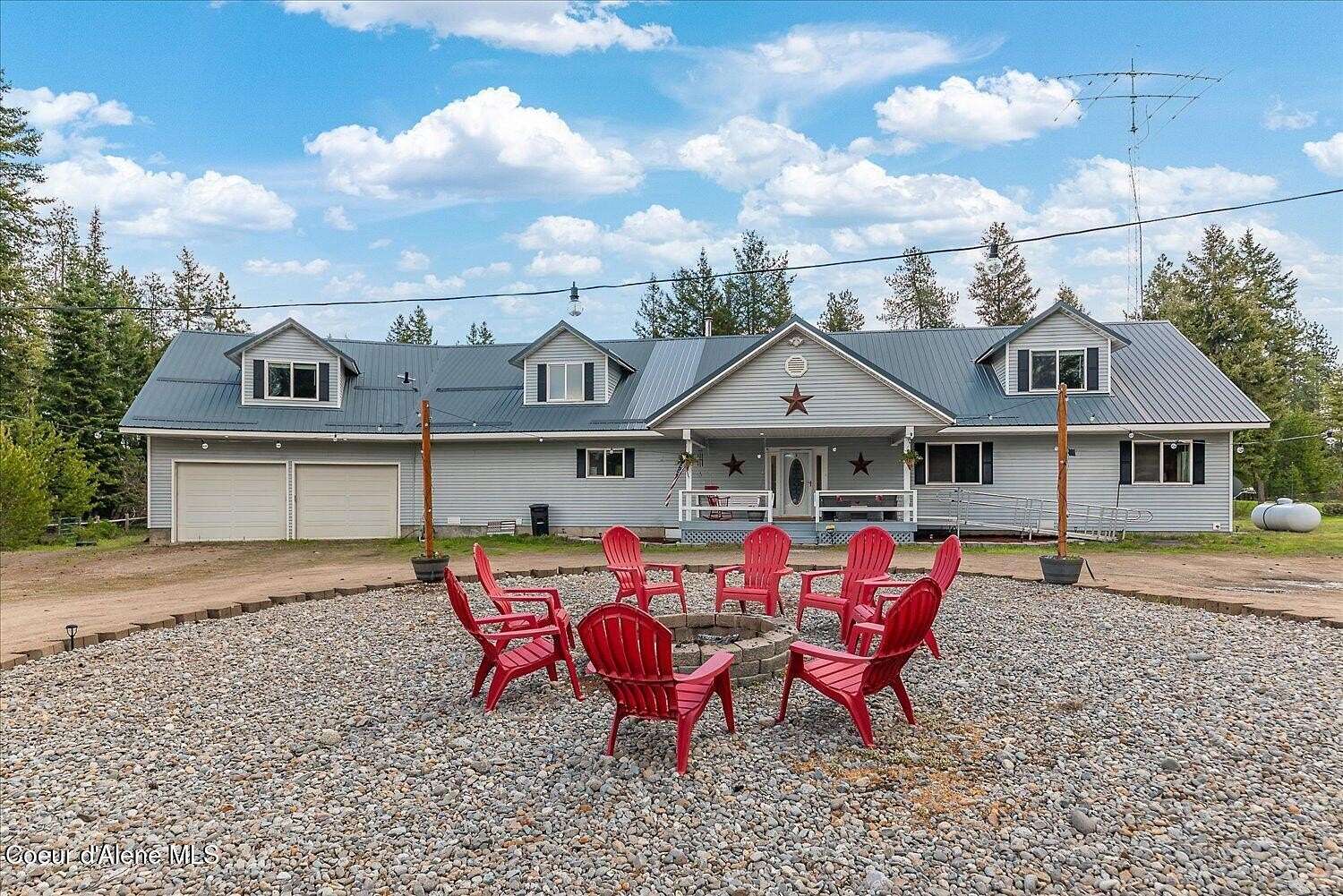 4.7 Acres of Land with Home for Sale in Spirit Lake, Idaho