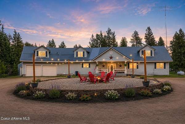 4.7 Acres of Land with Home for Sale in Spirit Lake, Idaho