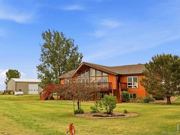 49.8 Acres of Agricultural Land with Home for Sale in Weldona, Colorado