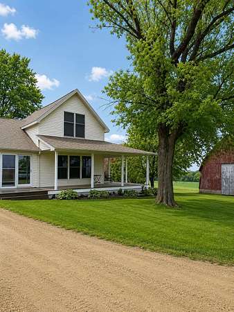 10.5 Acres of Recreational Land with Home for Sale in Wonewoc, Wisconsin