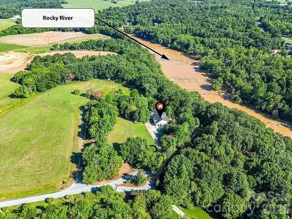 4.36 Acres of Land with Home for Sale in Monroe, North Carolina