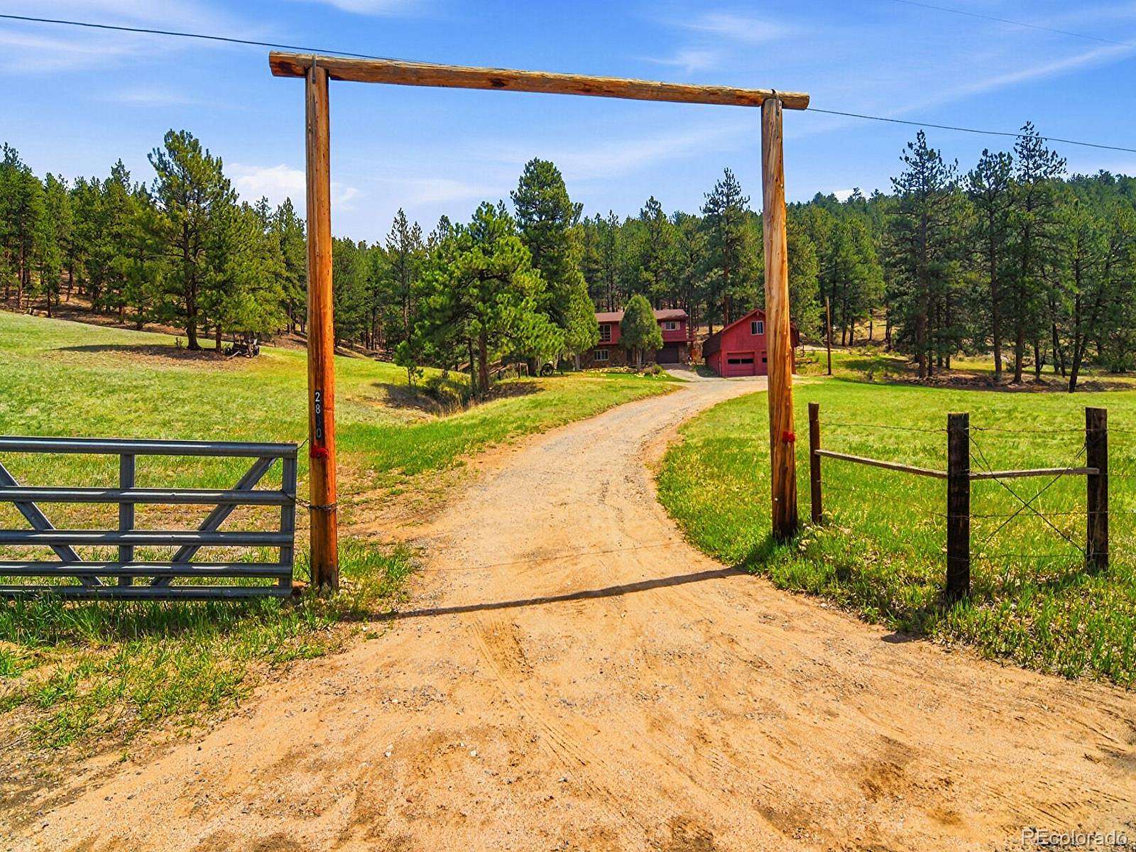 27.5 Acres of Land with Home for Sale in Evergreen, Colorado