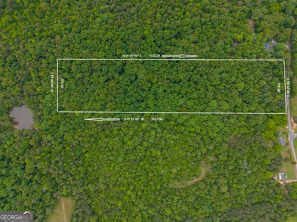 10 Acres of Recreational & Residential Land for Sale in Taylorsville, Georgia