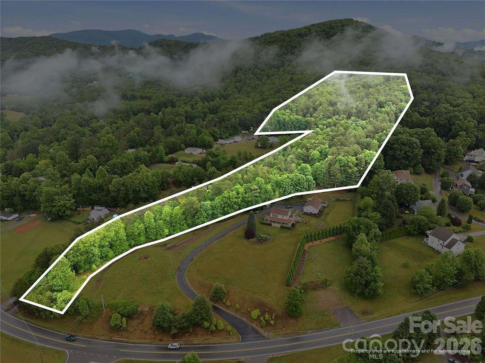 11.1 Acres of Land for Sale in Candler, North Carolina