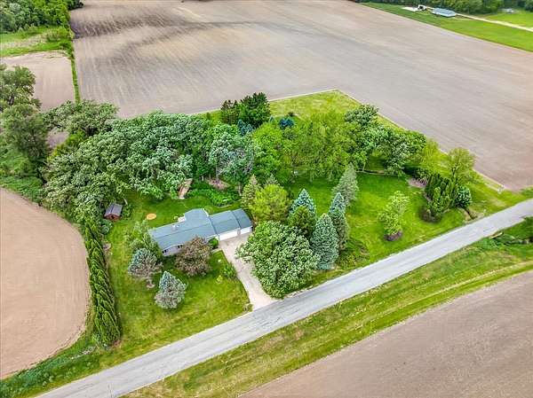 3.1 Acres of Land with Home for Sale in Orfordville, Wisconsin