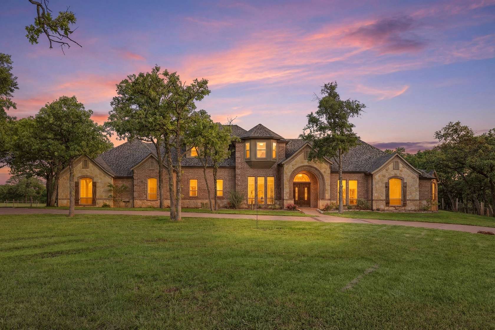 8.68 Acres of Land with Home for Sale in Bartonville, Texas