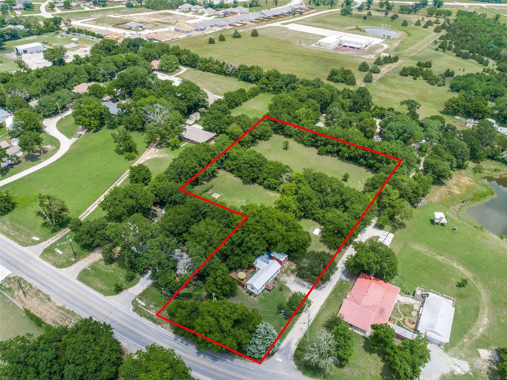 1.68 Acres of Land with Home for Sale in Blue Ridge, Texas