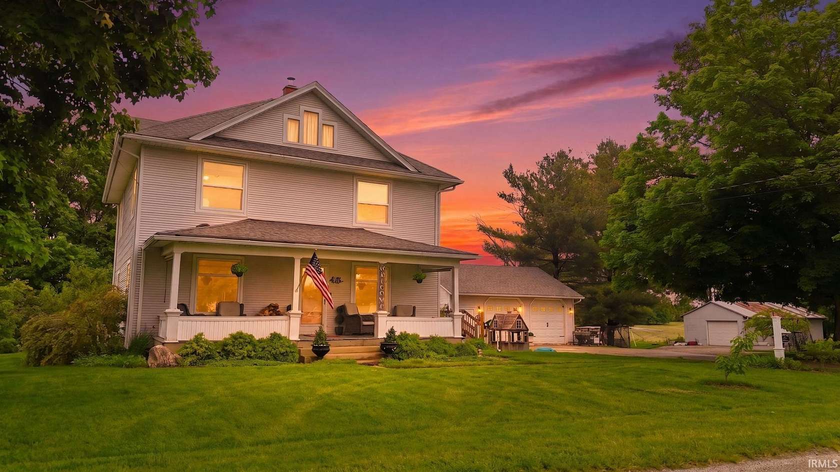2.74 Acres of Land with Home for Sale in Spencerville, Indiana
