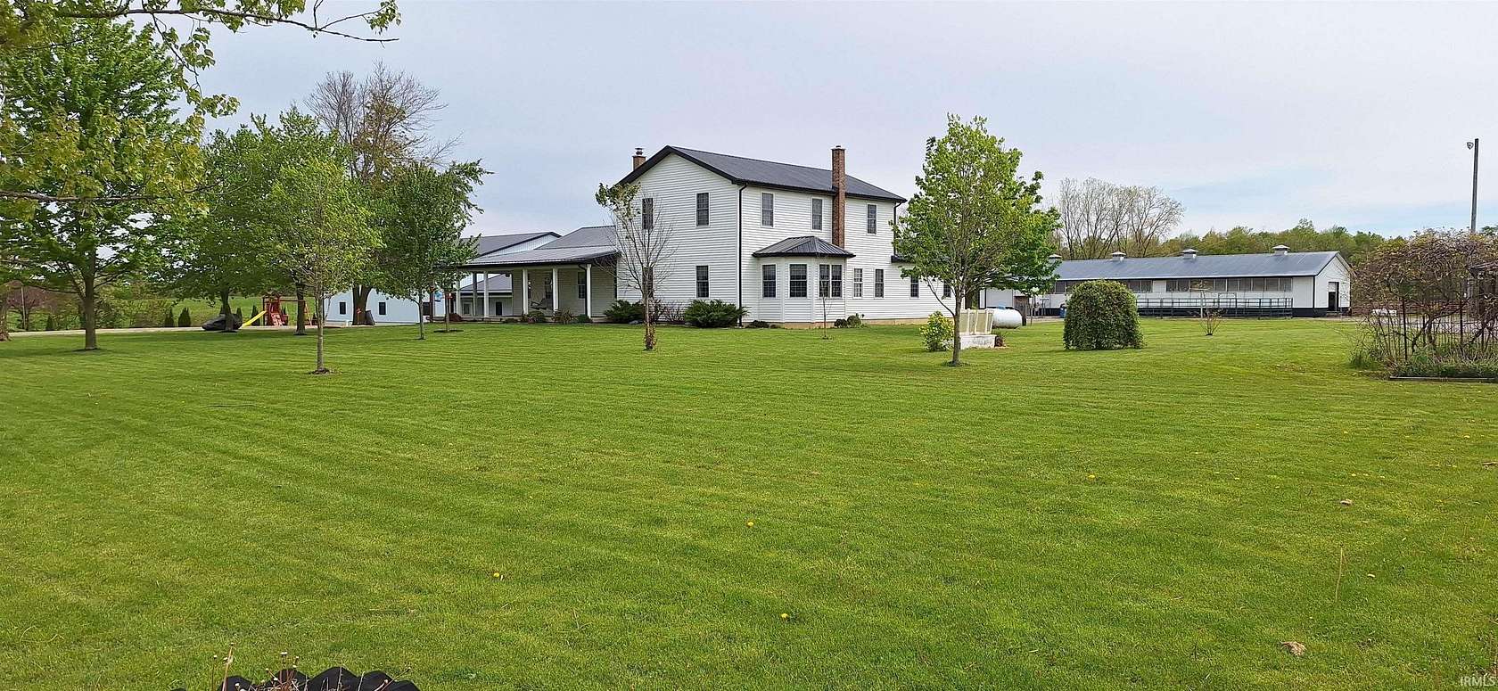 24.8 Acres of Agricultural Land with Home for Sale in Hamilton, Indiana