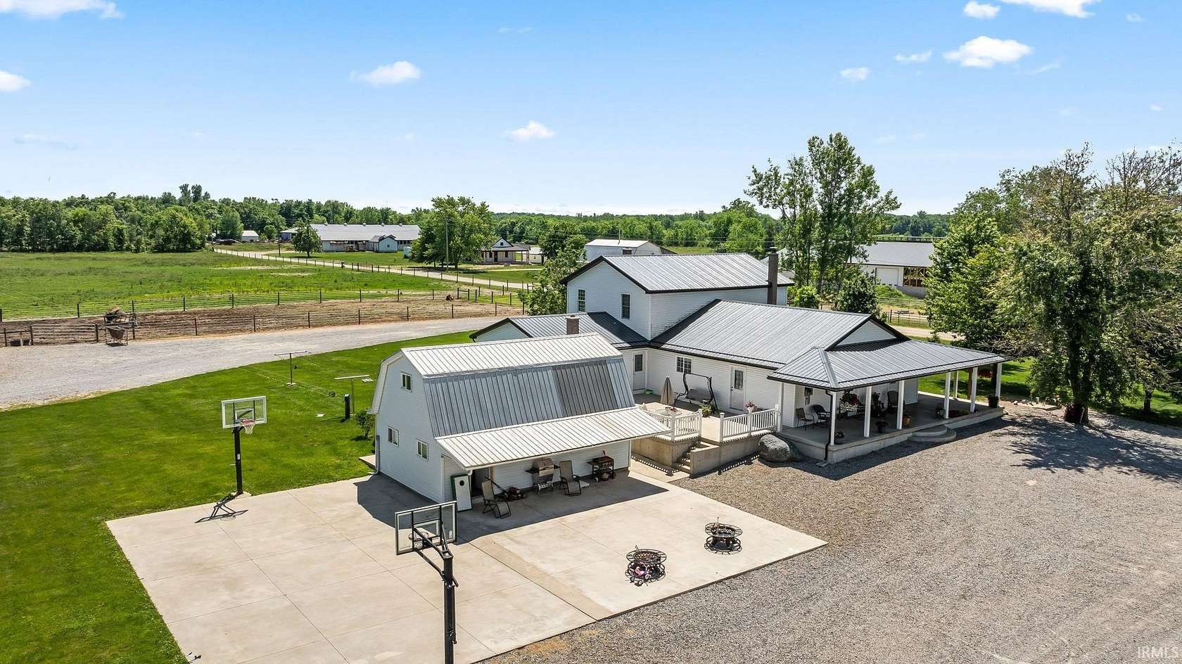 24.8 Acres of Agricultural Land with Home for Sale in Hamilton, Indiana