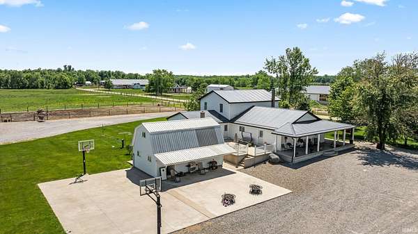 24.8 Acres of Agricultural Land with Home for Sale in Hamilton, Indiana