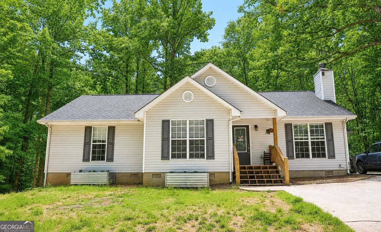 10.2 Acres of Land with Home for Sale in Maysville, Georgia