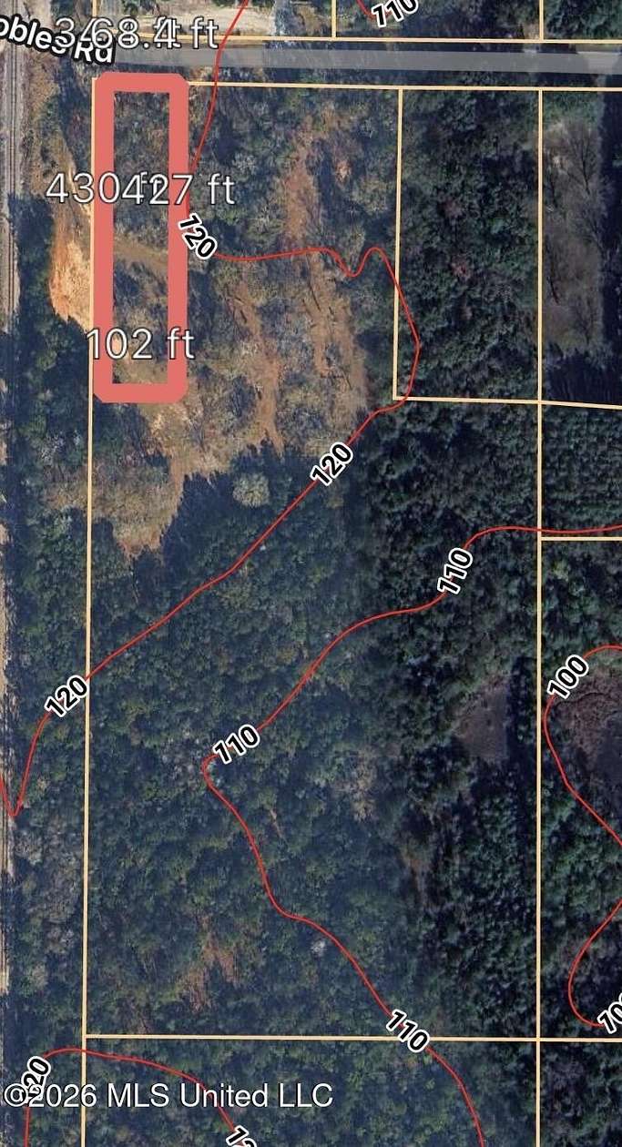 16.9 Acres of Recreational & Residential Land for Sale in Saucier, Mississippi