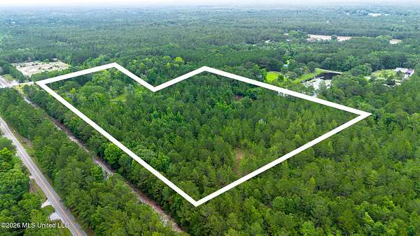 16.9 Acres of Recreational & Residential Land for Sale in Saucier, Mississippi