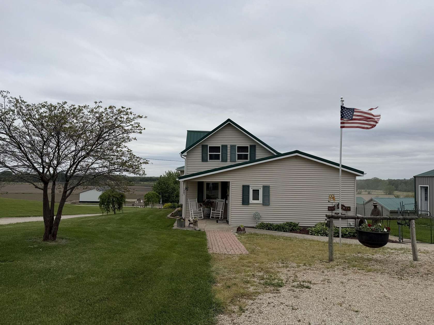 5 Acres of Land with Home for Sale in Parkersburg, Iowa