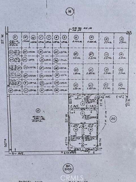 2.5 Acres of Commercial Land for Sale in Lancaster, California