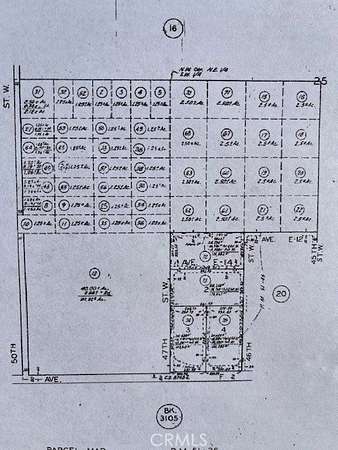 2.5 Acres of Commercial Land for Sale in Lancaster, California
