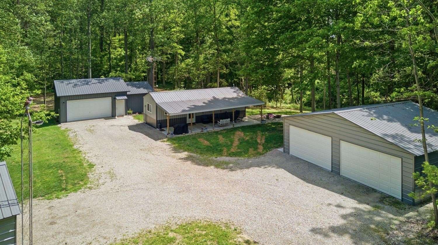 6 Acres of Land with Home for Sale in Brookville, Indiana
